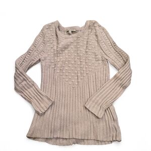 41 Hawthorn Light Beige Knit Sweater Size M